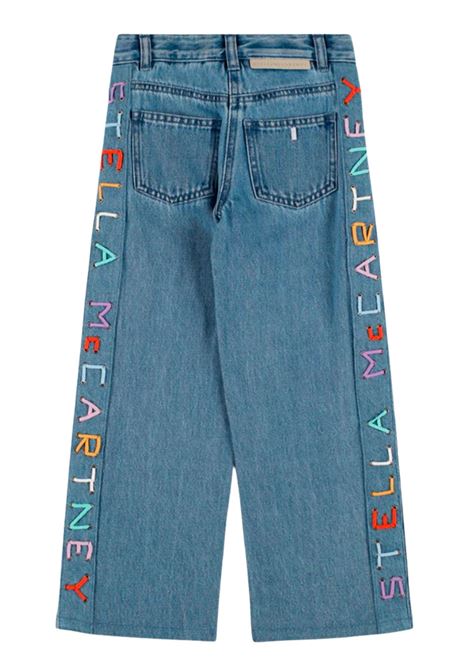 Girls' light blue cotton jeans STELLA MC CARTNEY | TW6E40/MADENIM